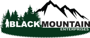 Black Mountain Enterprises logo in green and black